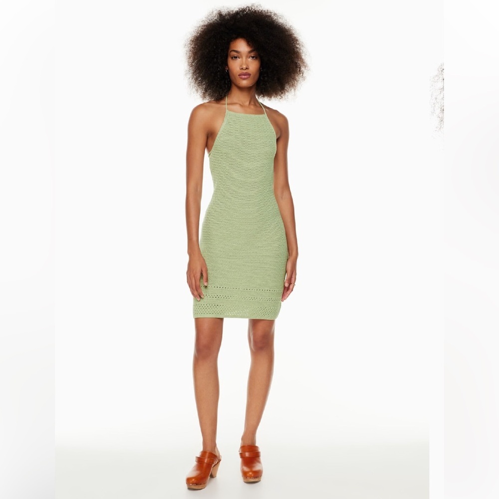 Wilfred  Artizia Sunset Halter Dress, mint green , size M